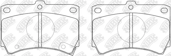 Brake Pad Set, disc brake (PN5138)