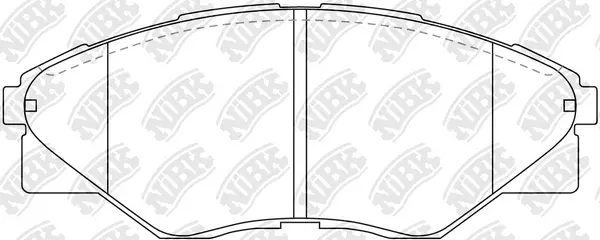 Brake Pad Set, disc brake (PN1802)