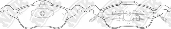 Brake Pad Set, disc brake (PN0119)