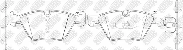 Brake Pad Set, disc brake (PN0545)