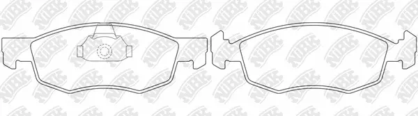 Brake Pad Set, disc brake (PN0131)