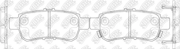 Brake Pad Set, disc brake (PN8810)