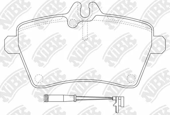 Brake Pad Set, disc brake (PN0489W)