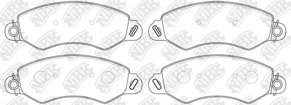 Brake Pad Set, disc brake (PN0850)