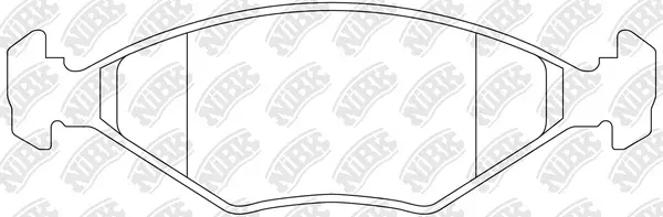 Brake Pad Set, disc brake (PN0268)