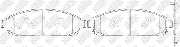 Brake Pad Set, disc brake (PN8491)