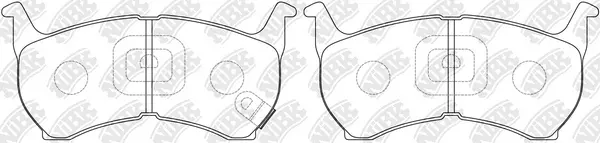 Brake Pad Set, disc brake (PN5155)