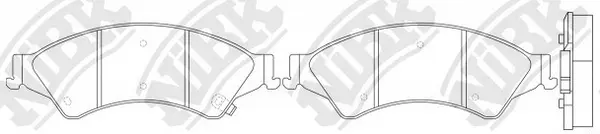Brake Pad Set, disc brake (PN51001)