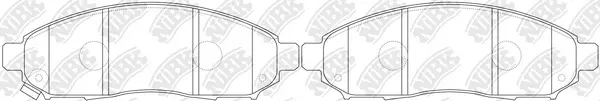 Brake Pad Set, disc brake (PN2517)