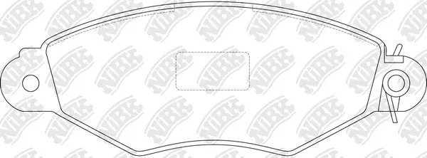Brake Pad Set, disc brake (PN0151)