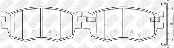 Brake Pad Set, disc brake (PN0435)