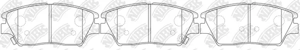 Brake Pad Set, disc brake (PN0587)