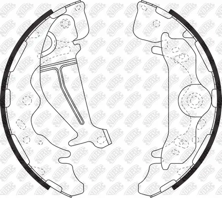 Brake Shoe Set (FN11002)