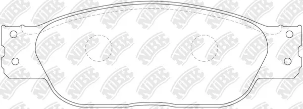 Brake Pad Set, disc brake (PN0142)