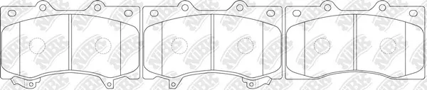 Brake Pad Set, disc brake (PN0555)