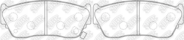 Brake Pad Set, disc brake (PN2226)