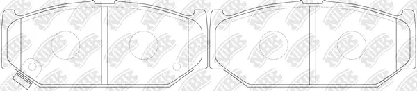 Brake Pad Set, disc brake (PN9529)