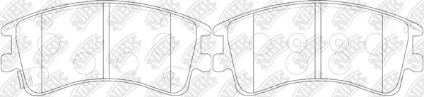 Brake Pad Set, disc brake (PN5526)