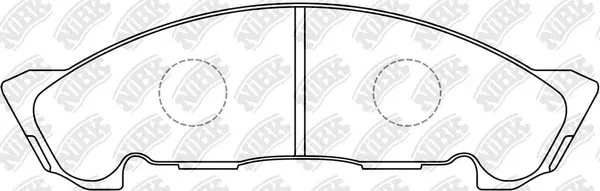 Brake Pad Set, disc brake (PN4384)
