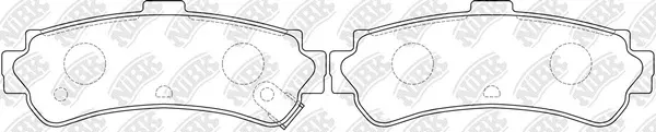 Brake Pad Set, disc brake (PN2357)