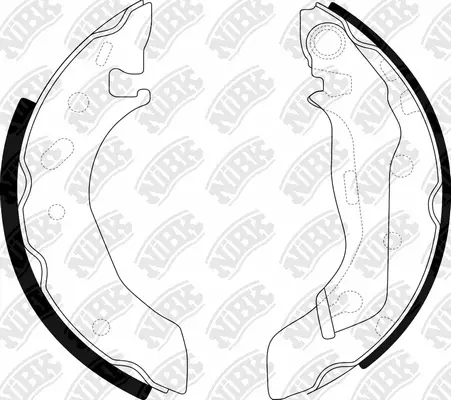 Brake Shoe Set (FN3395)