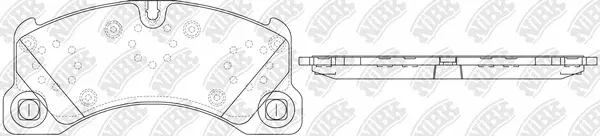 Brake Pad Set, disc brake (PN0529)