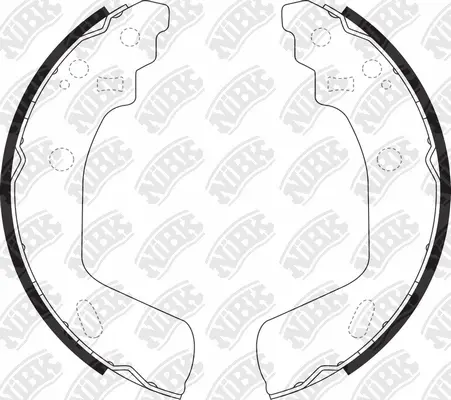 Brake Shoe Set (FN9991)
