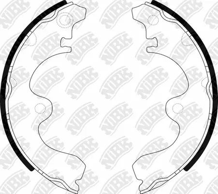 Brake Shoe Set (FN2321)