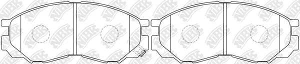Brake Pad Set, disc brake (PN3369)