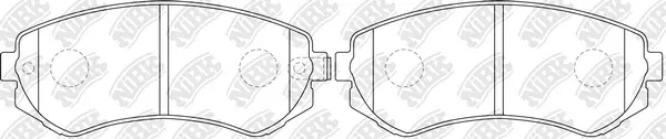 Brake Pad Set, disc brake (PN2199)