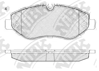 Brake Pad Set, disc brake (PN0410)