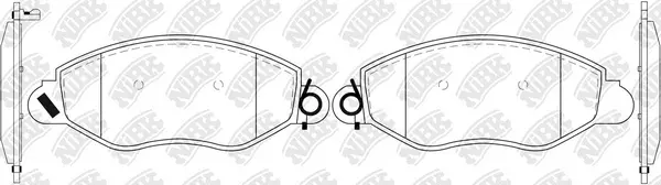 Brake Pad Set, disc brake (PN51162)
