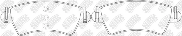 Brake Pad Set, disc brake (PN0229)