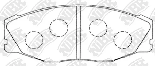 Brake Pad Set, disc brake (PN1157)