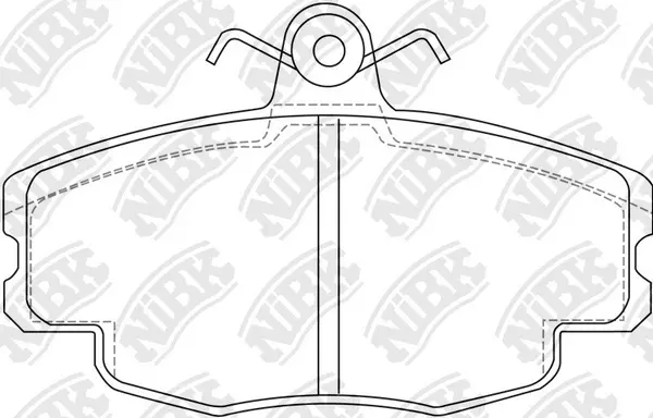 Brake Pad Set, disc brake (PN0269W)