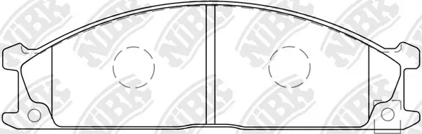 Brake Pad Set, disc brake (PN2344)