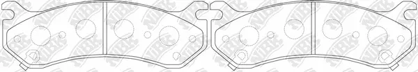 Brake Pad Set, disc brake (PN0055)