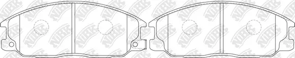 Brake Pad Set, disc brake (PN0115)