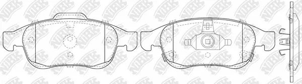 Brake Pad Set, disc brake (PN0759)