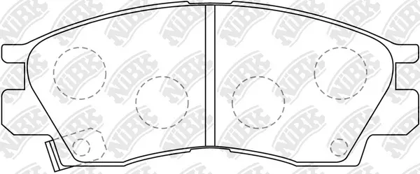 Brake Pad Set, disc brake (PN3173)