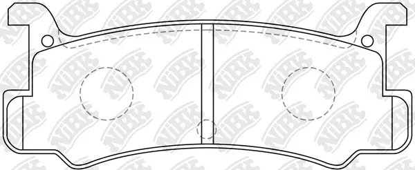 Brake Pad Set, disc brake (PN6353)