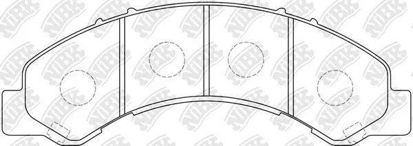 Brake Pad Set, disc brake (PN4464)