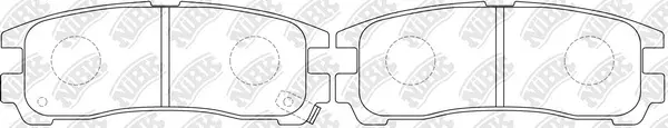 Brake Pad Set, disc brake (PN3174)
