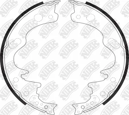 Brake Shoe Set (FN1163)
