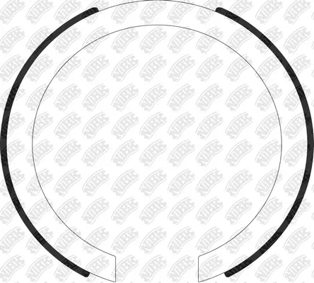 Brake Shoe Set, parking brake (FN0675)