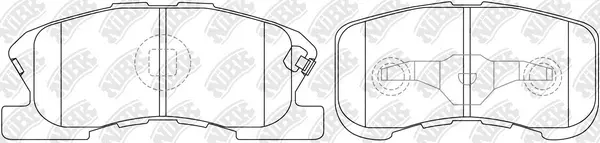 Brake Pad Set, disc brake (PN6427)