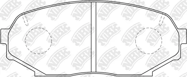 Brake Pad Set, disc brake (PN5253)