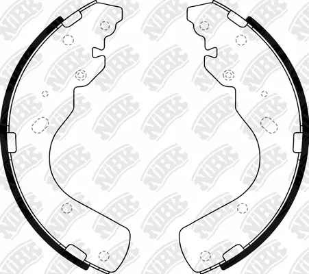 Brake Shoe Set (FN3416)