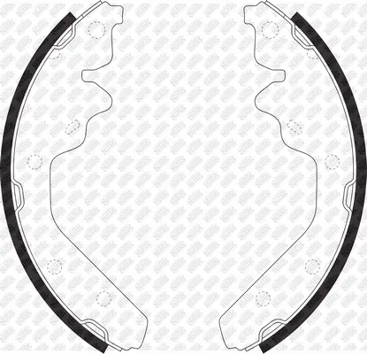 Brake Shoe Set (FN0598)