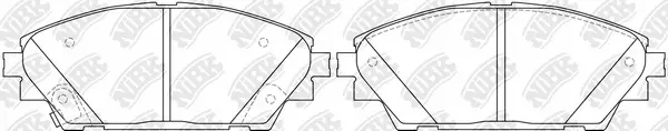 Brake Pad Set, disc brake (PN25005)